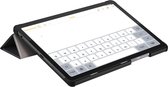 Lenovo Tab M9 Bookcase hoesje - Just in Case - Effen Zwart - Kunstleer