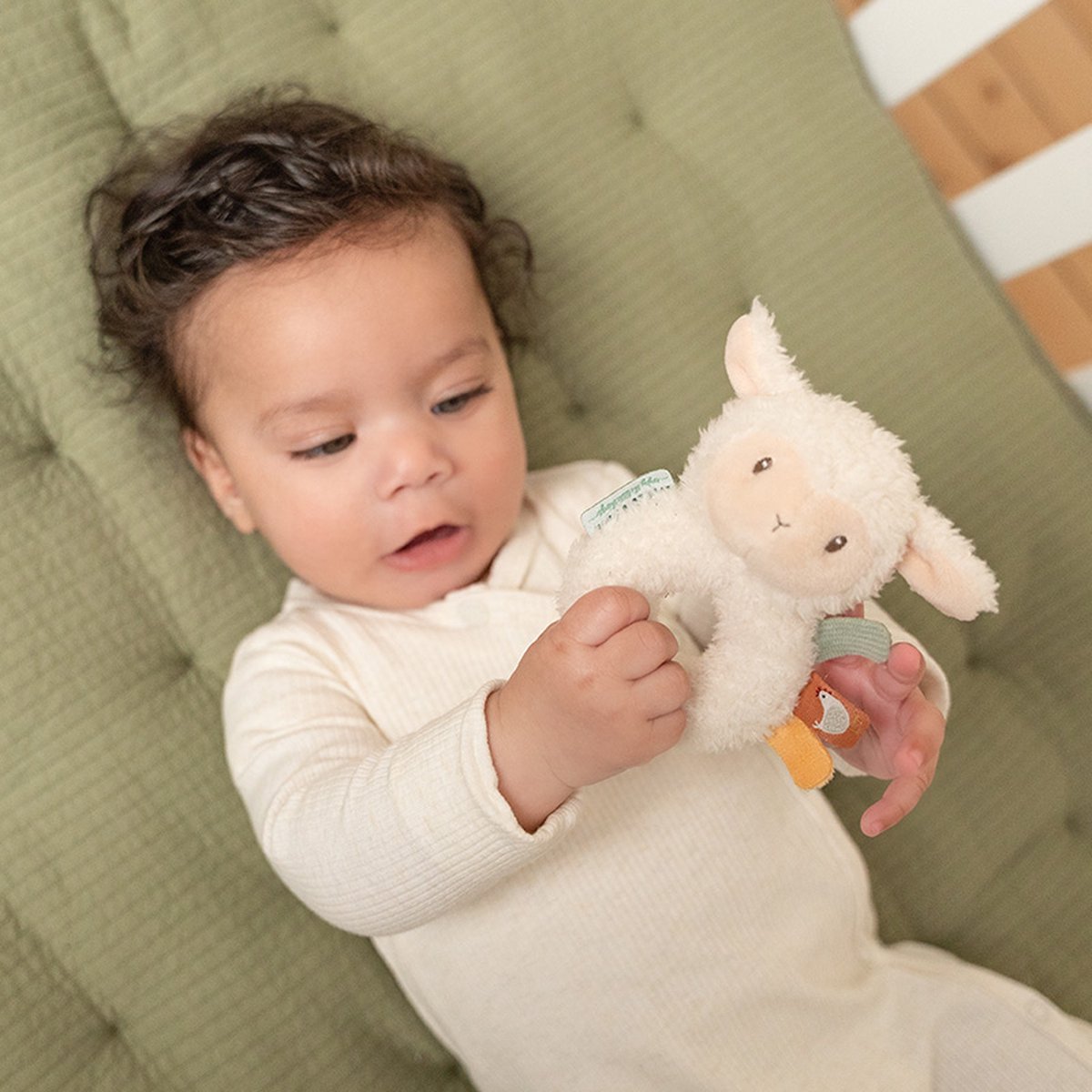 Little Dutch - Rammelaar Schaap - Little Farm - baby speelgoed — afbeelding 3