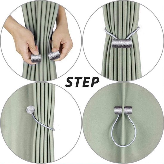 gordijn gordijnhouder gordijn clips touw achter gordijn