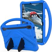 ShockProof Kids Case - Geschikt voor Samsung Galaxy Tab S7 FE / S7 Plus / S8 Plus Hoesje - Blauw