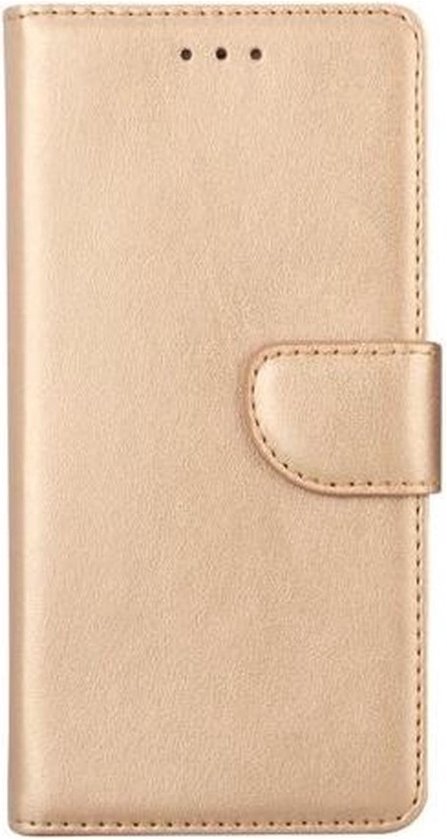 LuxeBass Hoesje geschikt voor Oppo A5 / A9 2020 - Bookcase Goud- portemonnee hoesje - telefoonhoes - gsm hoes - telefoonhoesjes