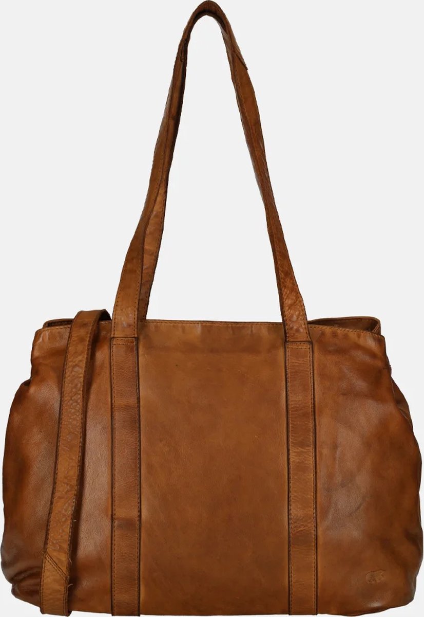 Bear Design Bente Leren Handtas Shopper Cognac bol