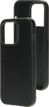 Mobiparts hoesje geschikt voor Apple iPhone 15 Pro - Zacht TPU - Schokabsorberend TPU - Grip Coating - Zwart