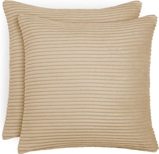 Kussen Hazel 50x50 cm Tobacco Brown - Dutch Decor