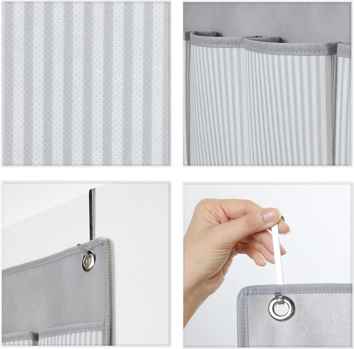 Hangende Organizer Organizer Boven De Deur Voor Schoenen, Hangend Schoenenrek Met 2 Haken, Schoenenopslag Hangend, Ruimtebesparend, Schoenenorganizer Voor Kast Hangende Schoenenrek Voor Deuren
