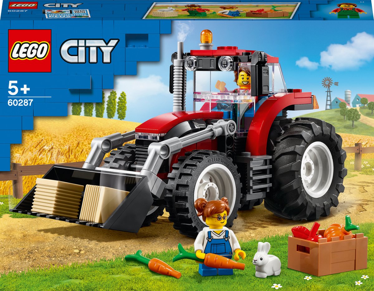 Cinq tonnes de Lego pour un gros tracteur