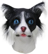 Kattenmasker (zwart-wit)