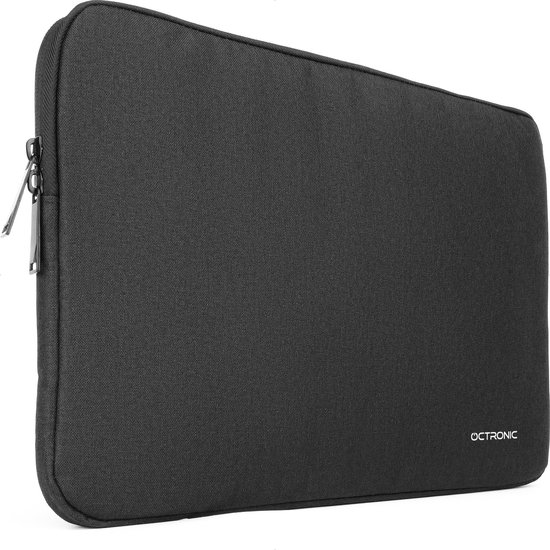 Housse pour ordinateur portable 13 pouces - Housse pour ordinateur portable - Housse pour tablette - avec pochette organiseur de câbles - Zwart