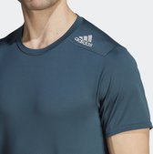 adidas Performance Designed 4 Running T-shirt - Heren - Turquoise- S
