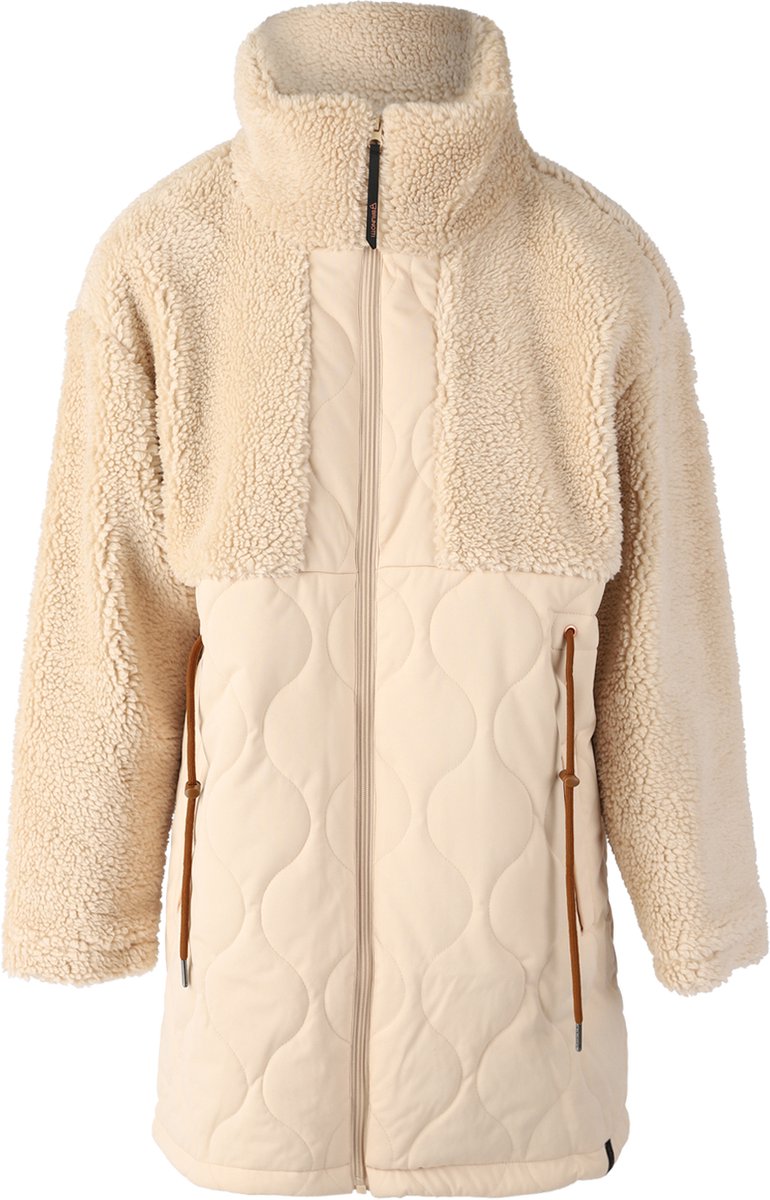 Brunotti Cecile Dames Teddy Jas Canvas Wit