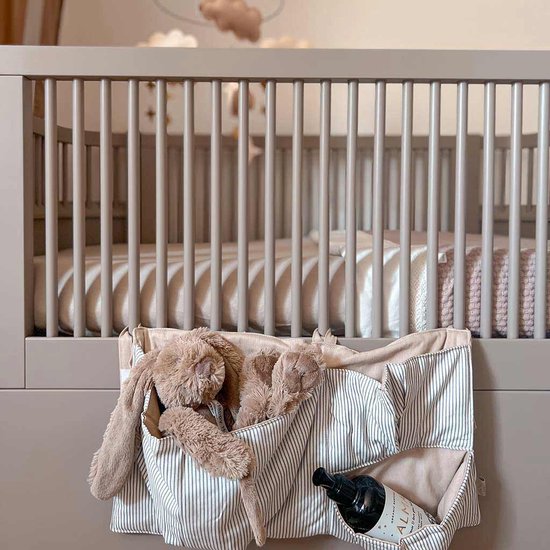 Jollein Baby Hoeslaken Ledikant - Nougat - Jersey - 2 Stuks - 60x120cm