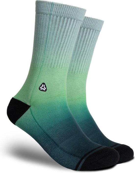 FLINCK Sportsokken - Rusty Green - Maat 45-48 - Unisex - Heren Sokken - Dames Sokken - Naadloze sokken - Crossfit Sokken - Hardloop Sokken - Fitness Sokken - Fietssokken