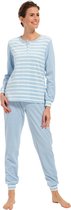 Pastunette dames pyjama Badstof - Blue Stone - 38 - Blauw