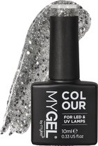 Mylee Gel Nagellak 10ml [Show time] UV/LED Gellak Nail Art Manicure Pedicure, Professioneel & Thuisgebruik [Bold Glitters Range] - Langdurig en gemakkelijk aan te brengen