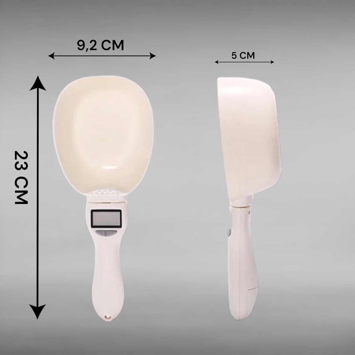 Afbeelding 3 van MetuX® - Voerschep - Maatschep voor diervoeding - Diervoeding lepel - Voerlepel - Digitale Weegschaal - Voerschep voor hond - Voerschep voor kat - Huisdier voerschep - Maatlepel - Voerschep Digitaal - Winkelschep - Maatbeker