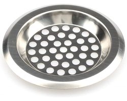Luxe RVS gootsteen zeef Ø74 - 46mm - gootsteenstop - afvoerzeef - korfplug - gootsteenbakje