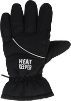 Heatkeeper - Ski handschoenen dames - Zwart - L/XL - 1-Paar - Dames handschoenen winter