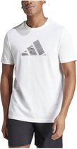 Adidas Aeroready Graphic T-shirt Met Korte Mouwen Wit L Man