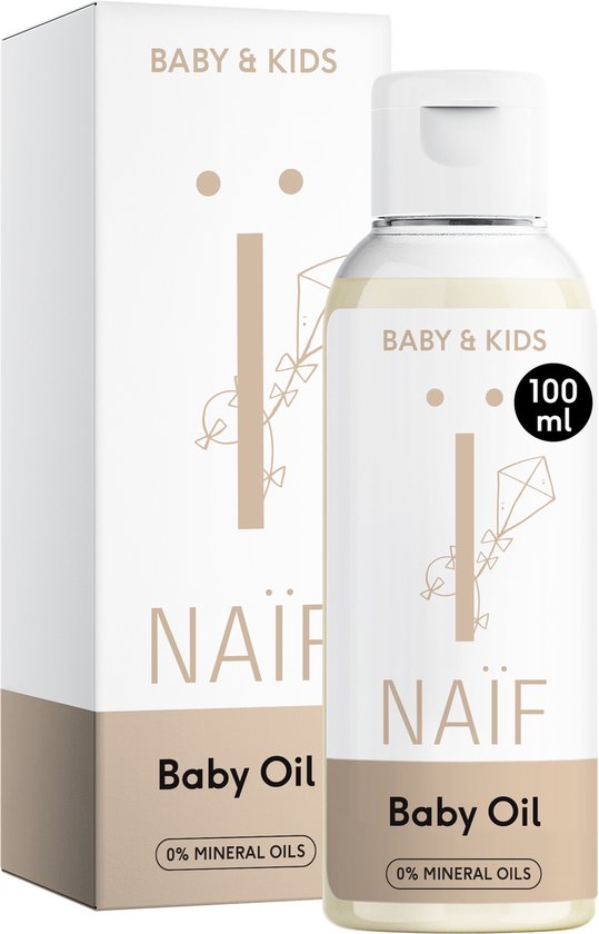 Naïf - verzachtende babyolie - 100ml - baby's en kinderen - met natuurlijke ingrediënten