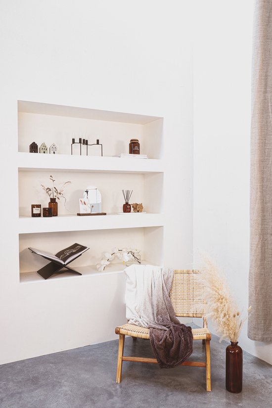 JENS Living Boekenstandaard - Boekenhouder - Salontafelboek - 33 x 29 x 19,5 cm - Zwart