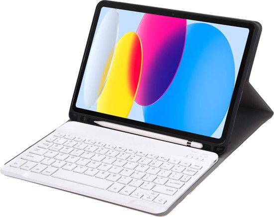 Etui avec clavier Bluetooth AZERTY pour Apple iPad 10,2 2021 9 ème