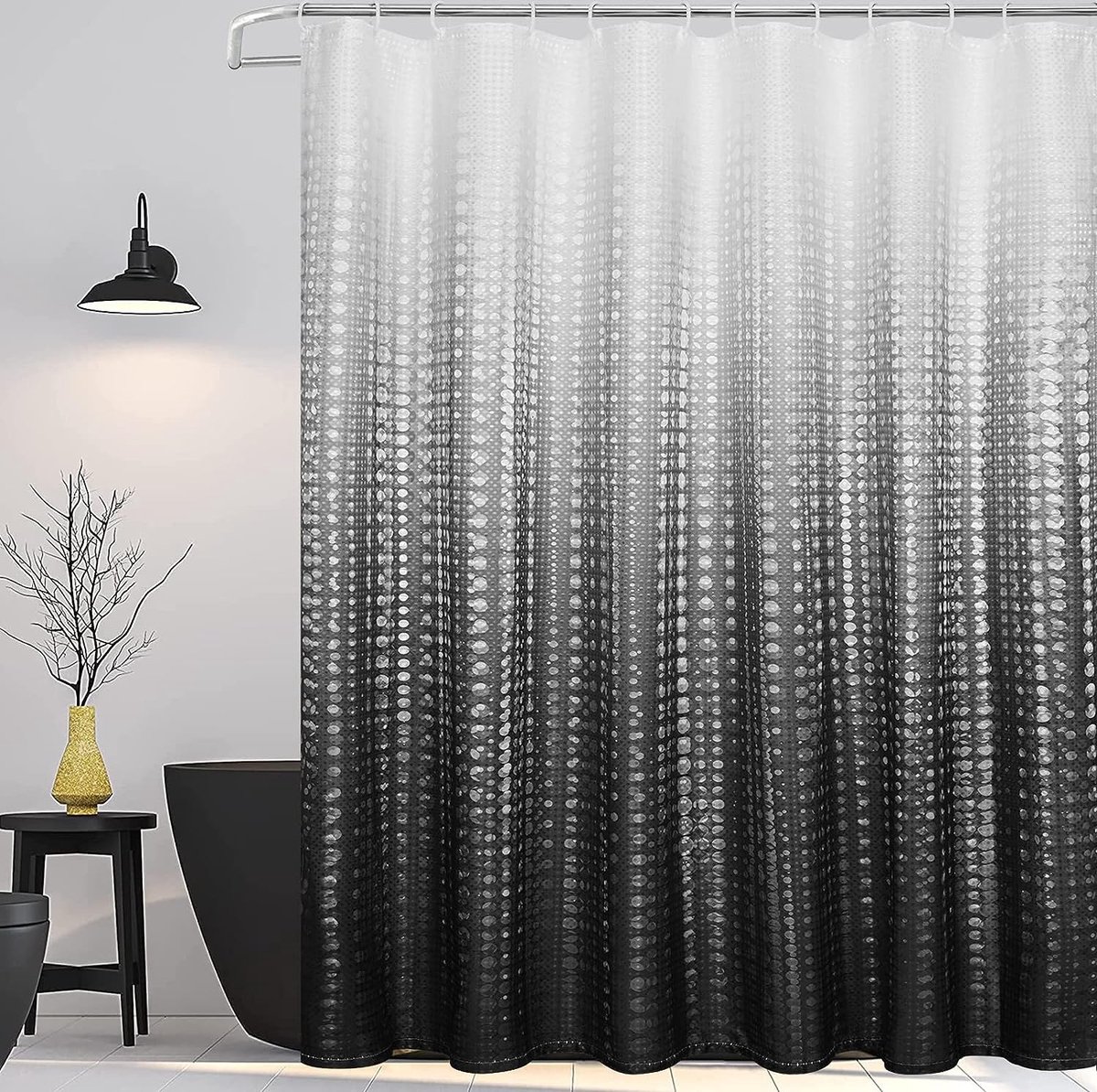Douchegordijn, waterdicht, antischimmel, wasbaar, antibacterieel