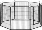 Wiesenfield Puppy ren - met deur - 8 modulaire segmenten - 100 cm hoogte