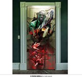 Décoration De Porte Rideau Halloween 145x240 Cm - Pour Mur, Porte Ou Fenêtre - Décoration De Fête Effrayante