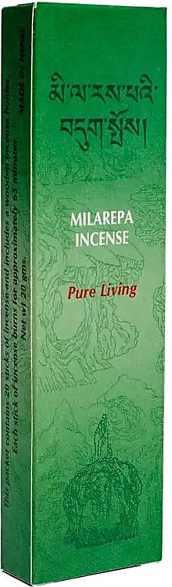 Goedkoopste Wierook Tibetaans Milarepa Pure Living - 20st