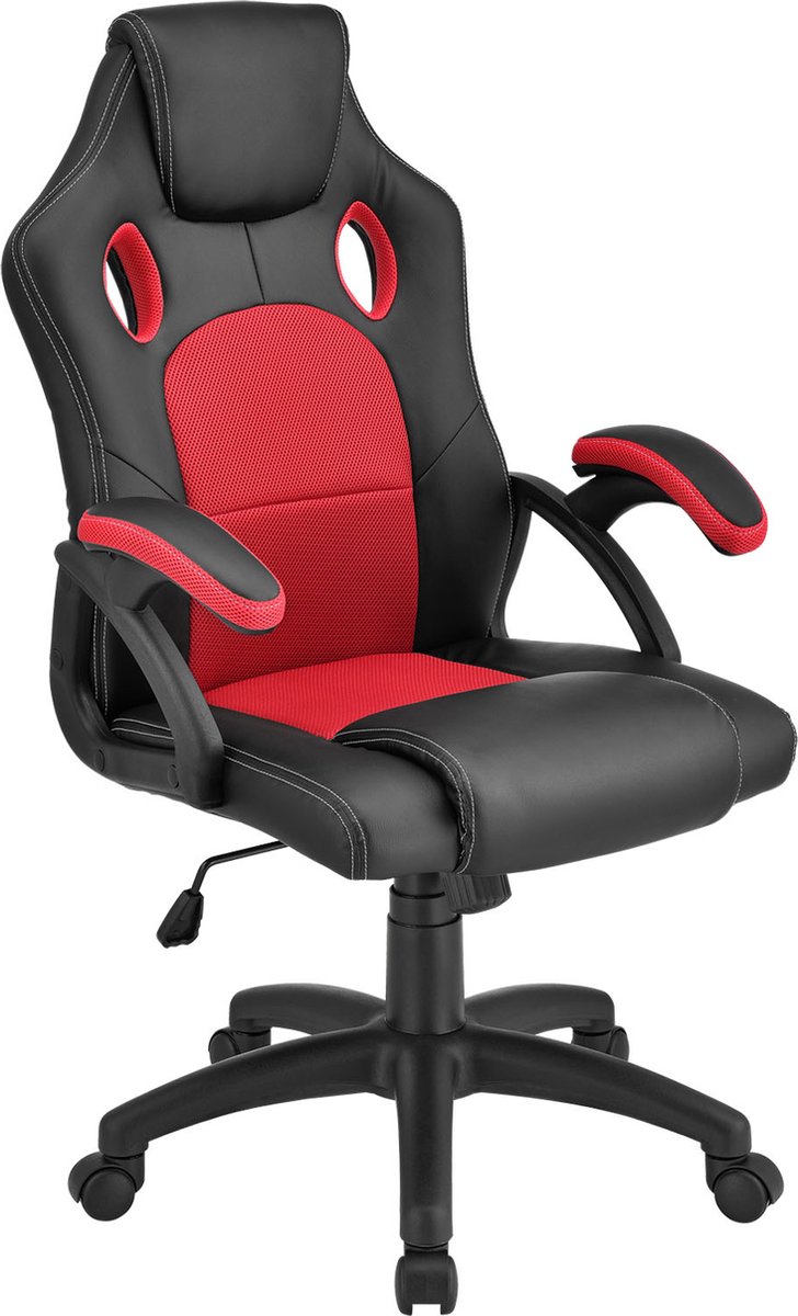 Racing Montreal Gamestoel Rood Verstelbare Rugleuning - Racing - €69,95