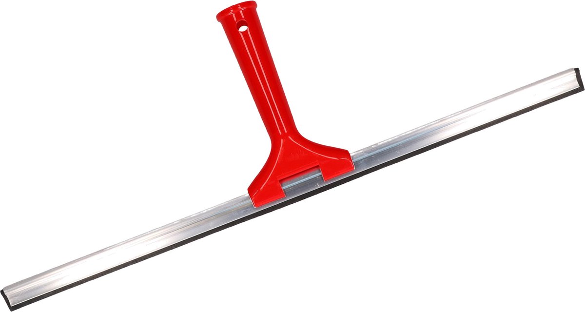 Goedkoopste Buemag Raamwisser/raamtrekker - kunststof handvat - rood - 45 cm breed - douche wisser