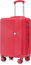Royalty Rolls handbagage koffer met wielen 28 liter - lichtgewicht - cijferslot - rood