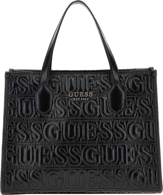 Guess Dames Schoudertas Crossbody tas Silvana Zwart bol