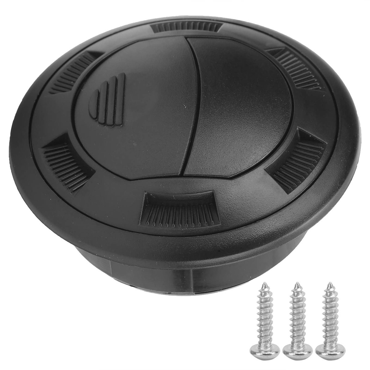 Dailygoods - auto-ventilatierooster - luchtuitlaat - universeel - 100 mm - dashboard ventilatie - geschikt voor bussen en campers