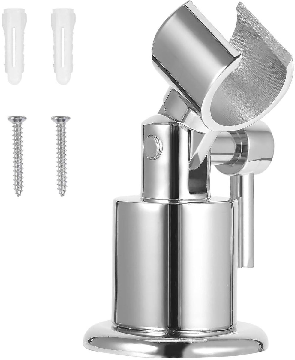 Dailygoods- Douchekophouder Verstelbaar 180 Graden - Volledig Metalen - Corrosiebestendig - Wandmontage - Hoogwaardig Zinklegering - Duurzaam en Waterdicht - Douchehouder