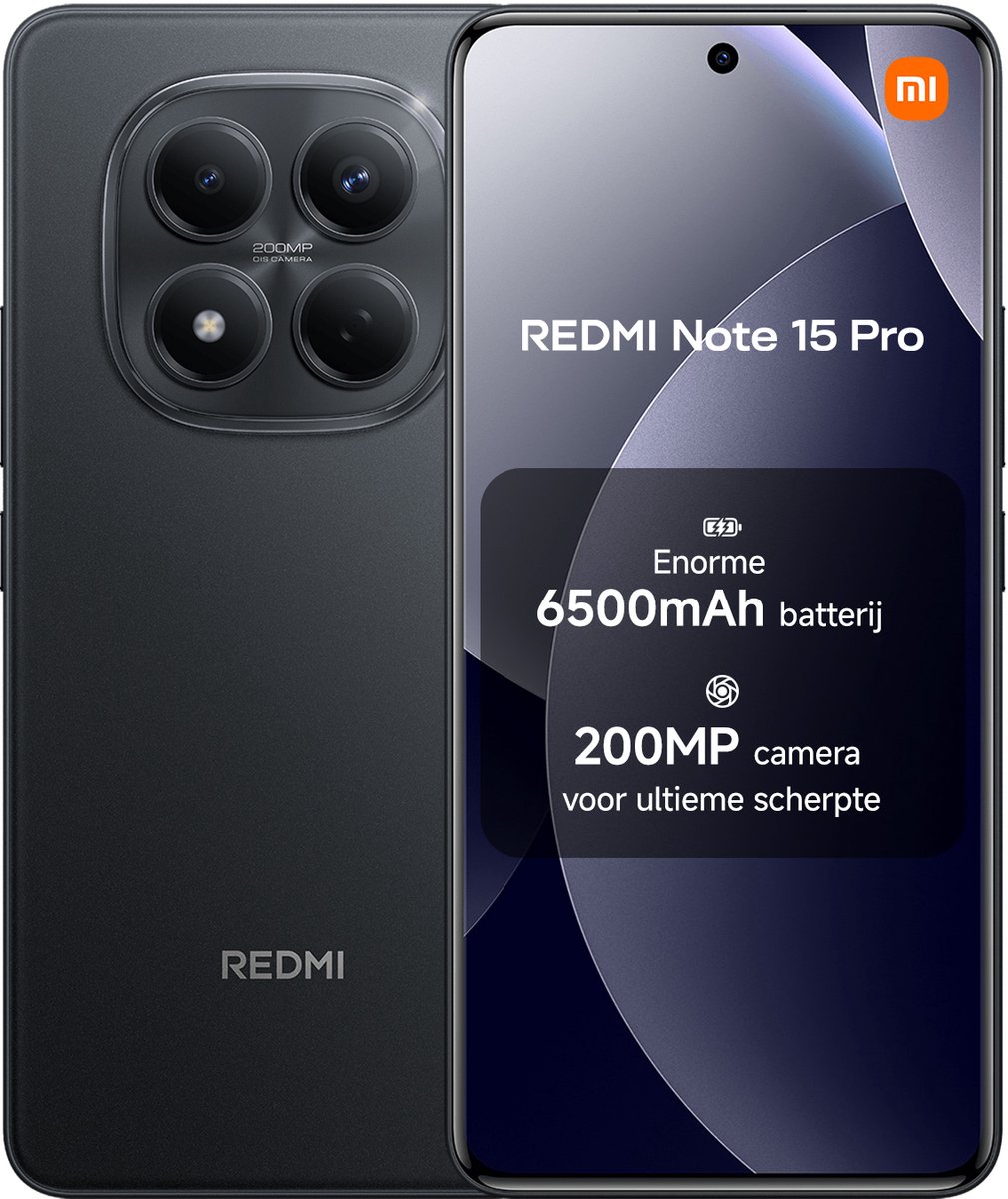 Redmi Note 15 Pro 256GB Zwart 4G