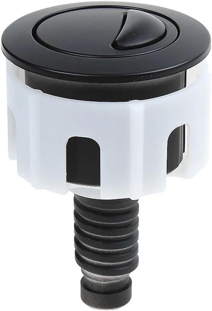 Toiletspoelknop - Drukknop reservoir - Toilet reparatie - Universele pasvorm - 38 mm - Chroom
