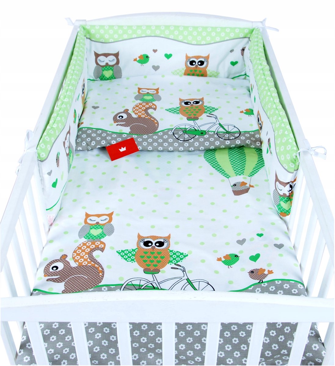 BabyLux Kinderbedikant dekbedovertrek 3-delig 100x135cm Katoen