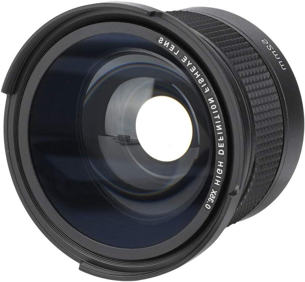 Groothoek Fisheye Lens - Universele Camera Lens - Creatieve Opnamen - 035X Vergroting - 52 Mm - Zwart