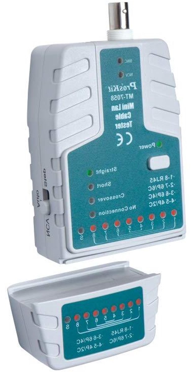 Kabeltester - Netwerk Tester - Netwerk Controleren - Compact & Lichtgewicht - 3-in-1 Functie - Multicolor