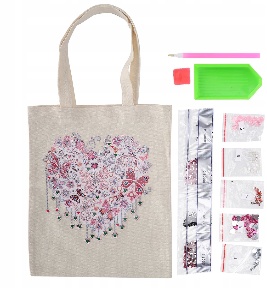 Diamant Schilderen Canvas Tas - Knutselen & Mode Accessoire