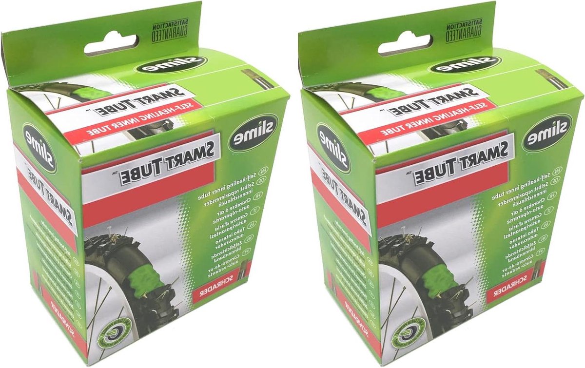 Fiets binnenbanden - Reserve binnenband - Lekke band reparatie - Zelfdichtend - 24 inch - Zwart