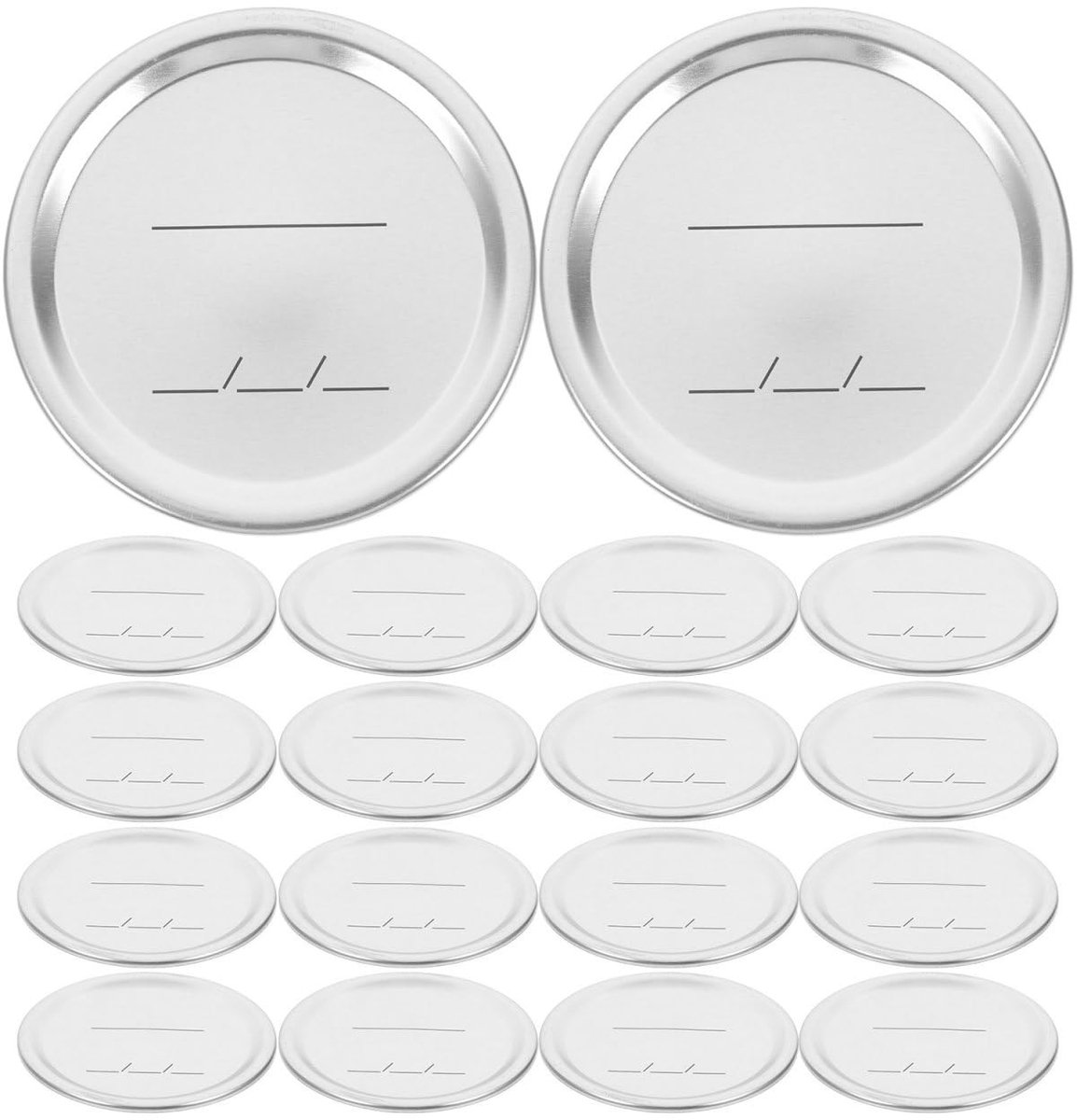 SOUQONE - Set van 20 Blikdeksels voor Inmaken, Lekvrij en Verzegeld