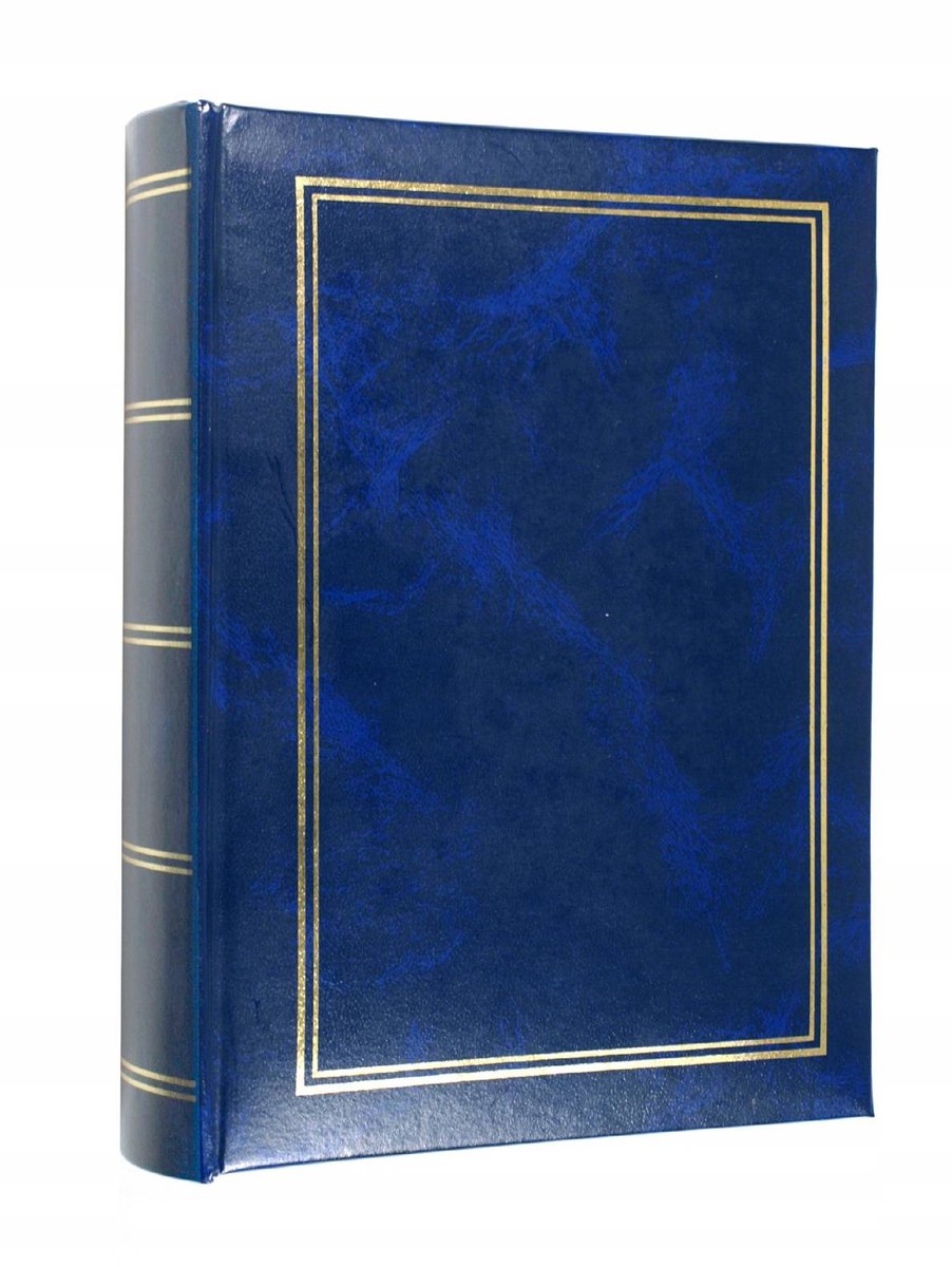 Album voor 200 foto's 10x15cm, genaaid, insteek, CLASSIC BLUE