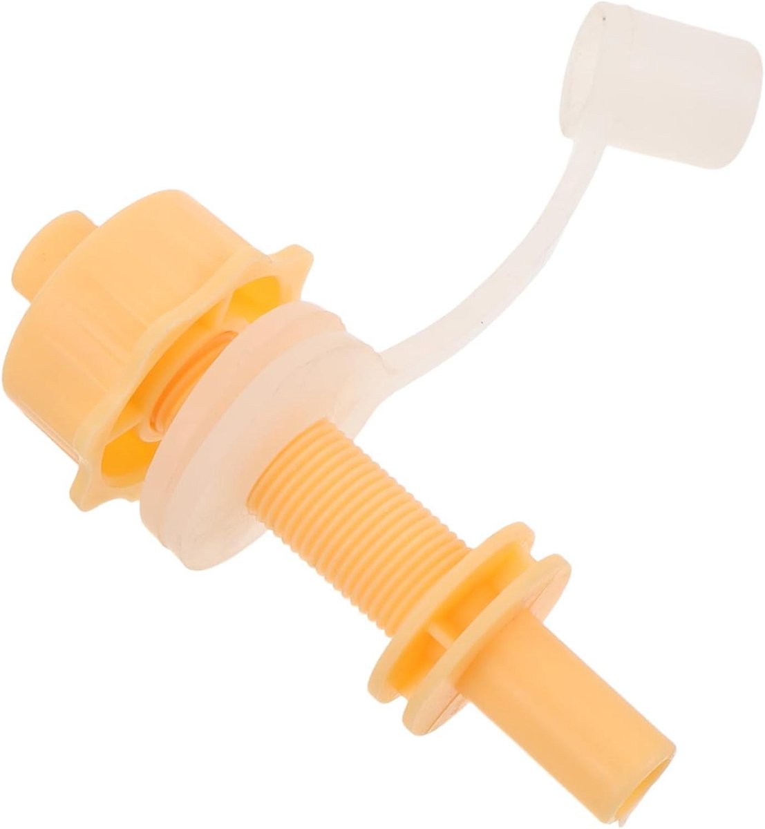 Voetbad Kraan - Afvoerplug Bad - Water Reguleren - Lekvrije Afvoer - 8.4 cm - Geel