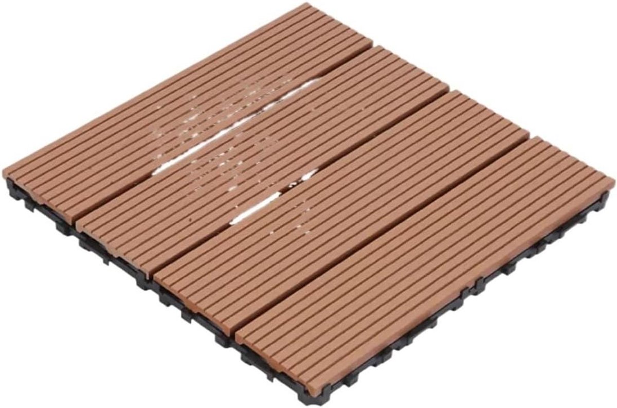 Terrastegels Composiet - Buiten vloer - Buiten Leven - Antislip Oppervlak - 30 x 30 cm - Stijl 1