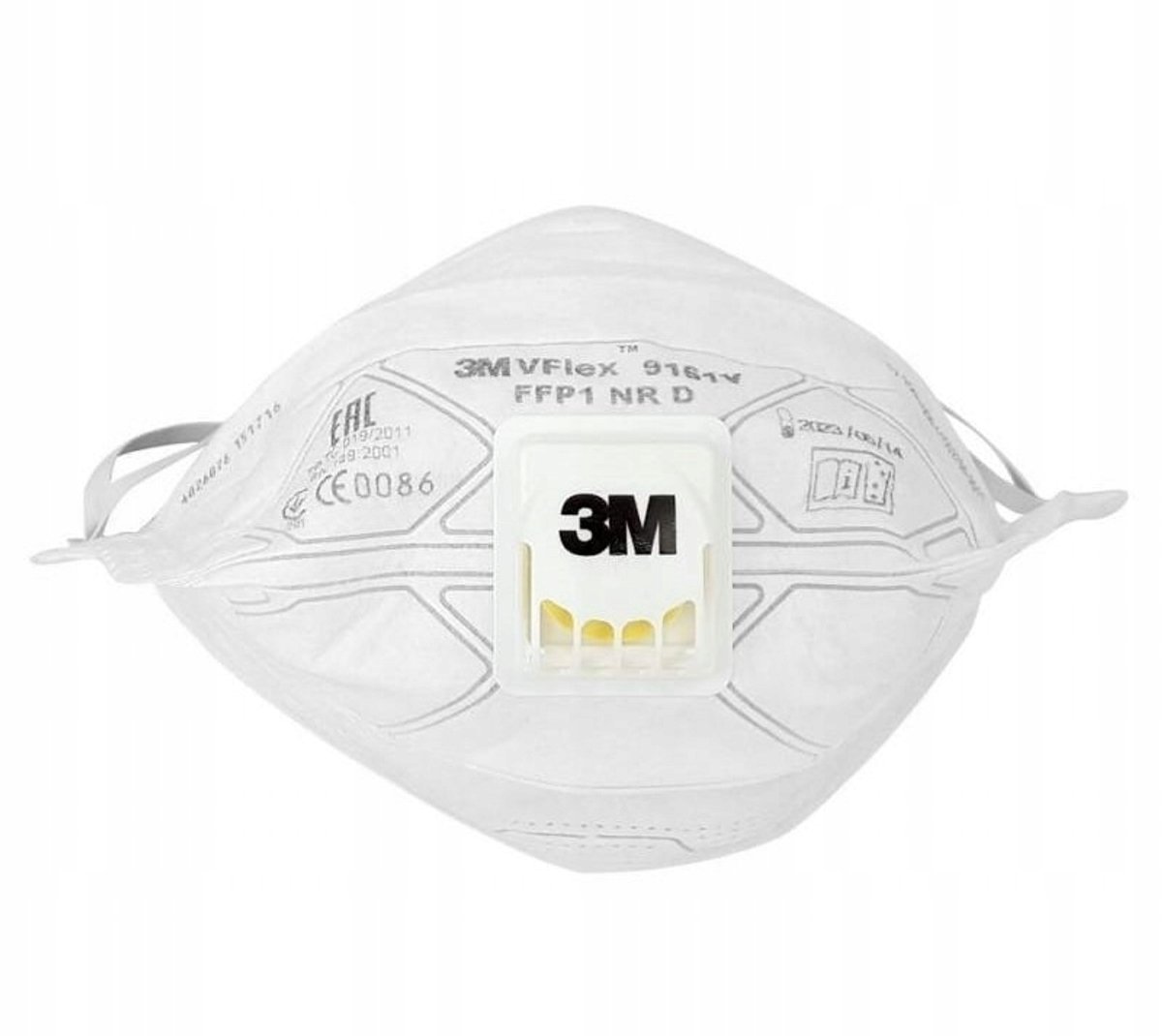 3M 9161E VFlex FFP1 stofmasker met ventiel, opvouwbaar