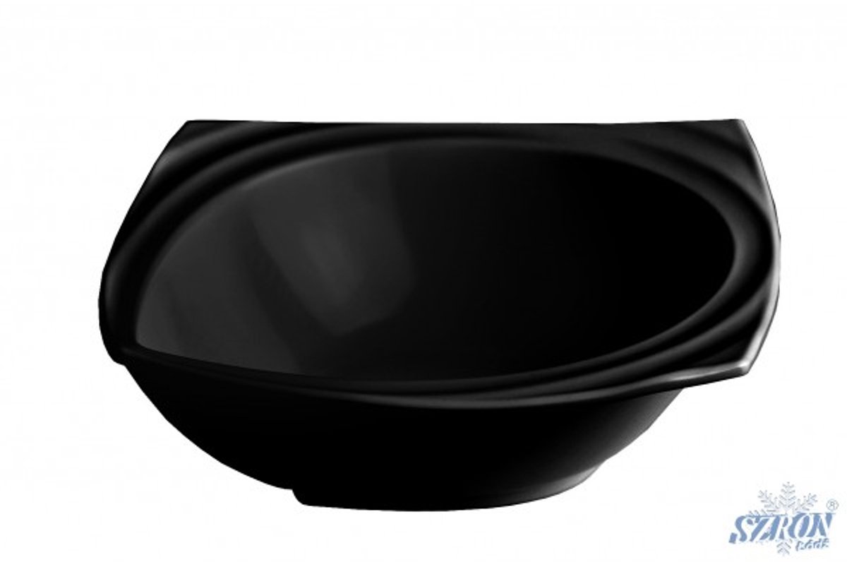 Zwarte Melamine Saladeschaal 20cm - Stijlvol & Praktisch