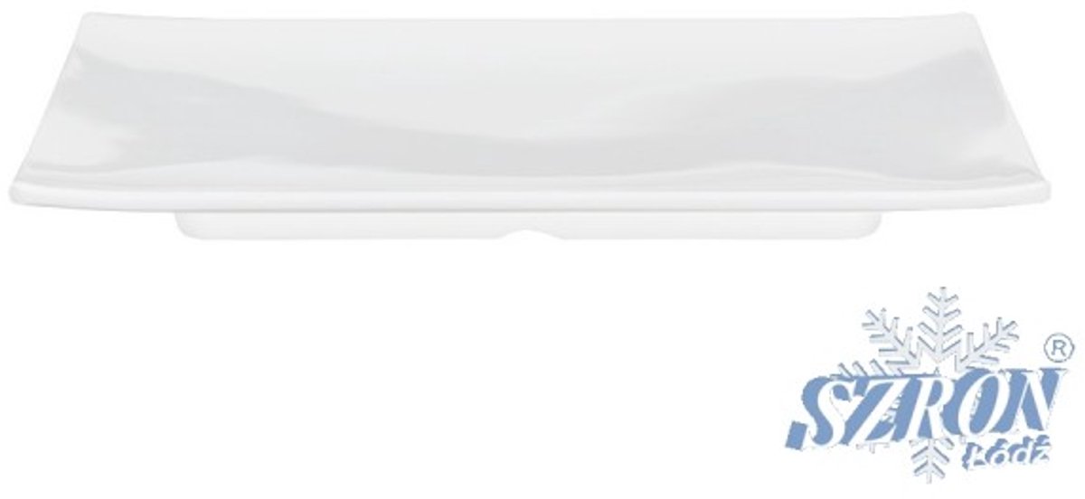 Melamine Serveerschaal Wit 25x16 cm - Duurzaam en Stijlvol