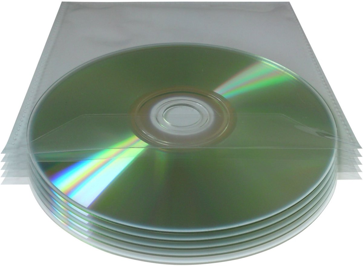 JHUBERS- CD/DVD Tubes - 50x 80 Micron - Transparant - Schokbestendig - Stofdicht - Vochtbestendig - Bescherming tegen krassen - Cd Dvd Hoesjes